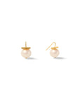 Classic Medium Pebble Pearl Earring Pale Champagne Jewelry - Earrings Catherine Canino