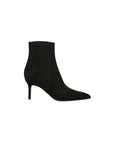 Lisa Suede Bootie Black Shoes - Boots - Booties Veronica Beard - Shoes