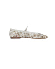 Ellie Woven Flat Coconut/Sand Flats - Ballet Veronica Beard - Shoes