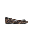 Chrissy Flat Sahara Black Leo Crinkled Patent Flats - Ballet Paul Green