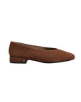Kasey Square Toe Ballet Flat Terra Toffee Suede Flats - Ballet Sam Edelman