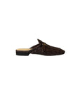 Cora Woven Loafer Brown Flats - Mule Silent D