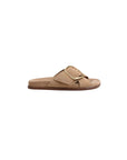 Darla Buckle Slide Sandal Cyprus Tan Suede Sandals - Flat Sandals Sam Edelman