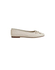 Ruthie Pointed Ballet Flat Modern Ivory Leather Flats - Ballet Sam Edelman