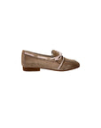 Saundra Velour Loafer Mousse/Rose Flats - Loafer Softwaves