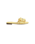 Bambi Slide Sandal Buttercup Yellow Raffia Sandals - Flat Sandals Sam Edelman