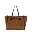 Large Marcella Cognac Suede