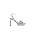 Beverlee Platform Sandal Metallic Silver and Gold Sandals - Heeled Sandals Veronica Beard - Shoes
