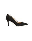 Vienna Pointed Toe Pump Black Suede Pumps - High Sam Edelman