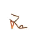 Lanaya Suede Ankle Wrap Heel Sandals - Heeled Sandals Veronica Beard - Shoes