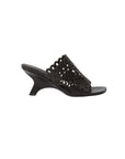 Shadow Mule Laser Cut Sandal Black Sandals - Heeled Sandals Simkhai