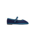Arthur Mary Jane Blue Sandals - Flat Sandals Flabelus