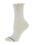 Ruffle Icon Quarter Socks Ivory Socks Stance