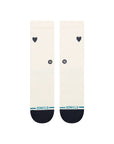 Heart Crew Ivory Socks Stance