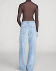 The Hosiery Top Dark Leopard Multi Tops - Turtleneck Frame