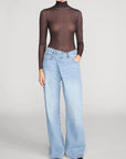 The Hosiery Top Dark Leopard Multi Tops - Turtleneck Frame