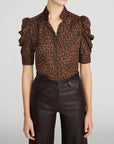 The Gillan Top Light Leopard Muti