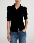 The Velvet Gillian Top BLack Tops - Button Down rag & bone