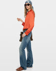 Tink Satin Blouse Tangerine Tops - Blouses Zadig & Voltaire