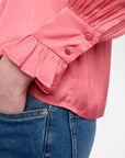 Thely Satin Top Tea Rose Tops - Blouses Zadig & Voltaire