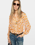 Timz Blouse Flower Cream Tops - Blouses Zadig & Voltaire
