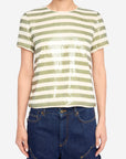 Tchao Sequin Stripe Moss