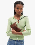 Shoulder Strap Petite Double Braids Black Straps Clare V.