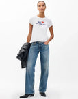 We Heart NYC Tee White Tops - Tees rag & bone