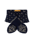 Bandana Bowtie Scarf Midnight/Butter