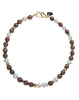 Statement Necklace Wood and Pearl Necklaces Jane Win