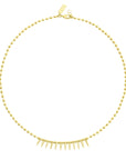 Spike Drop Necklace CZ Necklaces Talis Chains