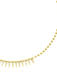 Spike Drop Necklace CZ Necklaces Talis Chains