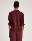 Fiona Top Black Cherry Tops - Blouses Cinq A Sept