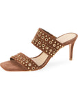 Sutton Mixed Hardware Dark Sepia Pumps - Low Cinq A Sept