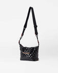 Sutton Micro Black Lacquer Handbags - Crossbody MZ Wallace