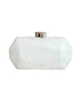 Woven Clutch White