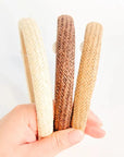 Skinny Natural Rattan Headband Beauty & Hair Adorro