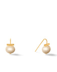 Baby Petite + Sweet Pebble Pearls Pale Champagne Earrings Catherine Canino