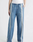 Featherweight Logan Pull on Track Eversport Denim - Flare & Wide Leg rag & bone