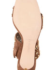 Sutton Mixed Hardware Dark Sepia Pumps - Low Cinq A Sept