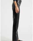 Sutton Faux Leather Pant Black Pants - Trousers rag & bone