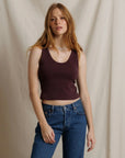 Blondie Tank Cherry Lacquer