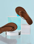 Aqua Flipflops Brun Sandals - Flip Flops Tkees