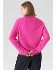 Crewneck Cashmere Sweater Glow Pink Sweater - Crewneck Pissenlit