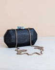 Woven Clutch Black