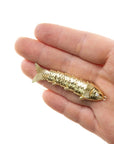 Large Twirling Fish Charm Gold Jewelry JP Jewels