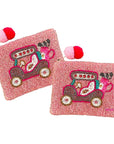 Beaded Golf Cart Coin Purse Wallets Lily Posh