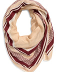 Lina Striped Scarf Pomegranate Scarves rag & bone