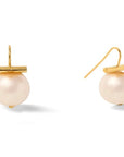Classic Medium Pebble Pearl Earring Pale Champagne Jewelry - Earrings Catherine Canino
