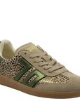 Cloud W26 Pois Gold Forest Sneakers Back 70